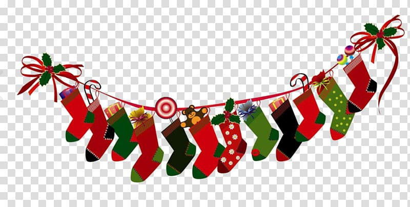 Christmas ornament Sock Hosiery, Creative Christmas ings transparent background PNG clipart