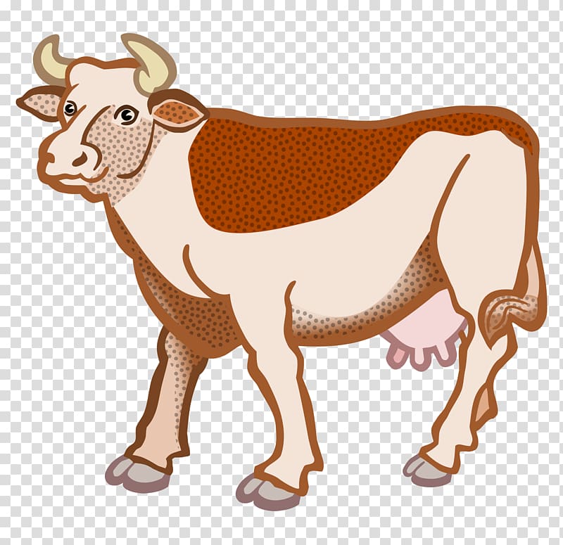 Ayrshire cattle Jersey cattle Dairy cattle , Small flower transparent background PNG clipart