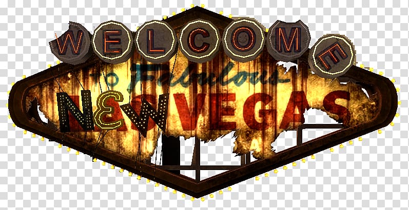 Fallout: New Vegas Fallout 2 Welcome to Fabulous Las Vegas sign Mod able content, others transparent background PNG clipart