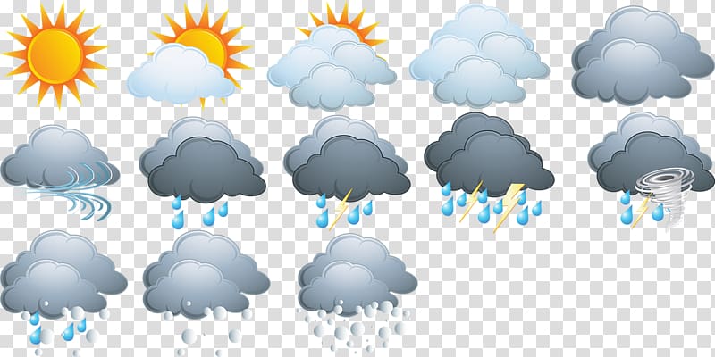 Weather forecasting Icon, Weather confront table transparent background PNG clipart