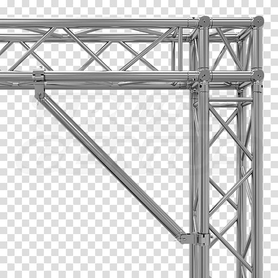Structure Truss Steel Cross bracing Hollow structural section, metal truss transparent background PNG clipart