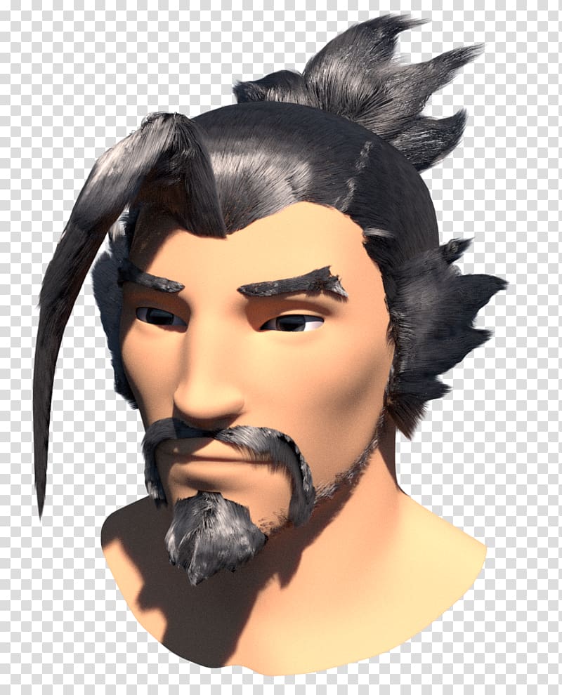 Hanzo Overwatch Forehead Face Digital art, hanzo transparent background PNG clipart
