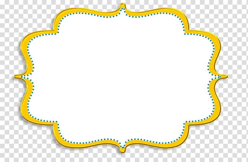 white and yellow border illustration, Convite Frames Label Party Poster, shower transparent background PNG clipart