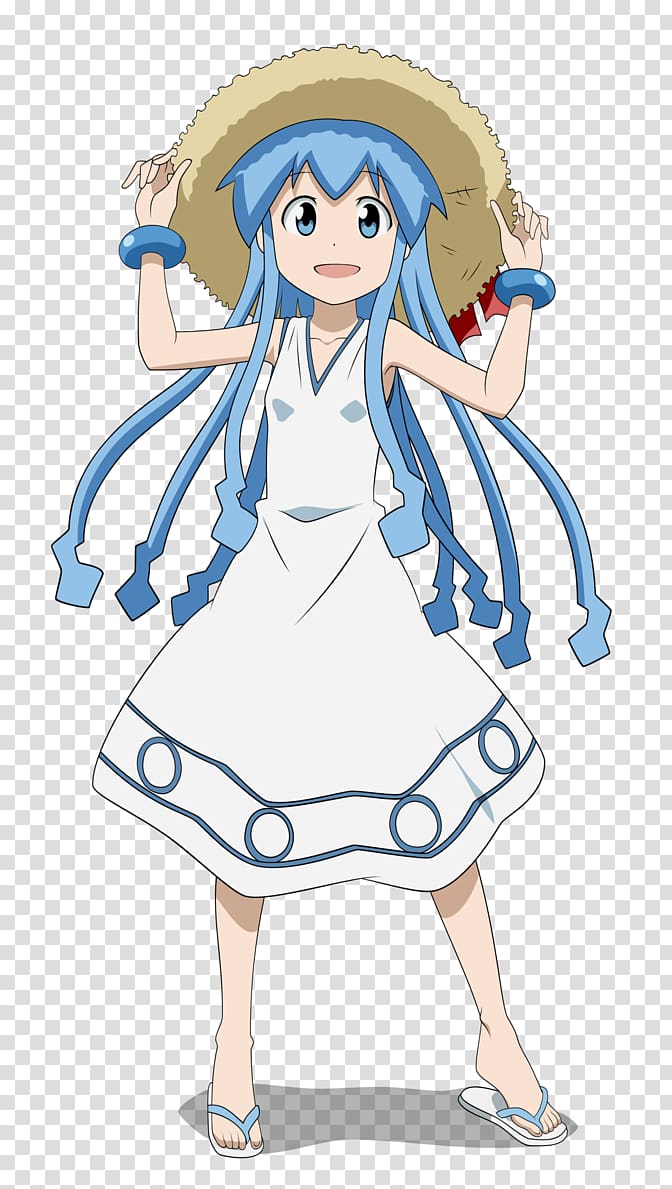 Squid Girl Konata Izumi Mangaka, manga transparent background PNG clipart