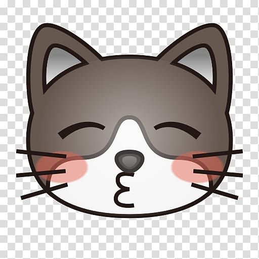 Kitten Cat Face with Tears of Joy emoji Emoticon, kitten transparent background PNG clipart