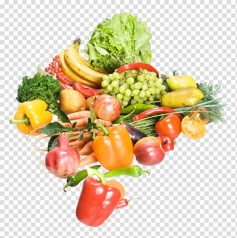 assorted vegetables, Vegetable Fruit Bell pepper, Fruits And Vegetables transparent background PNG clipart