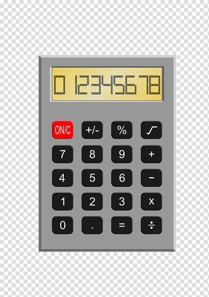 Scientific calculator Calculation TI-30 Texas Instruments, calculator transparent background PNG clipart
