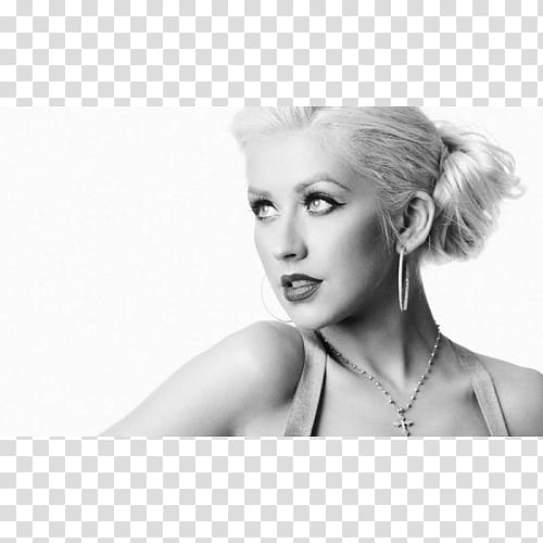 Christina Aguilera Black and white What a Girl Wants Portrait, others transparent background PNG clipart