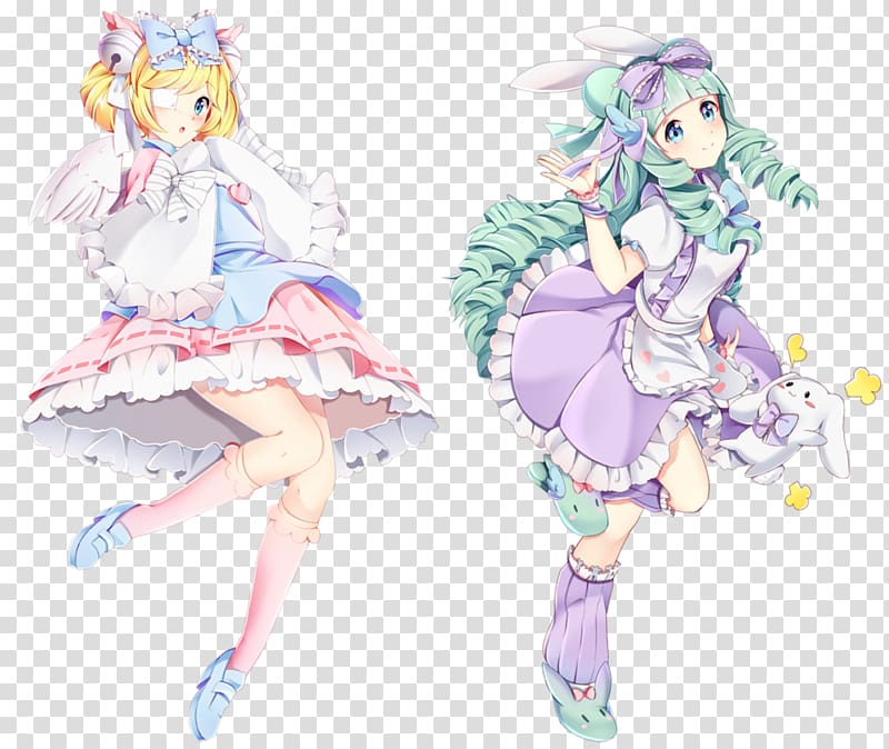 Anime Mangaka Drawing Chibi, Pastel Goth transparent background PNG clipart