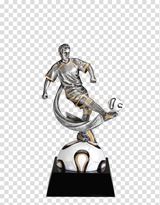 Trophy Medal Football Commemorative plaque Award, soccer trophy transparent background PNG clipart