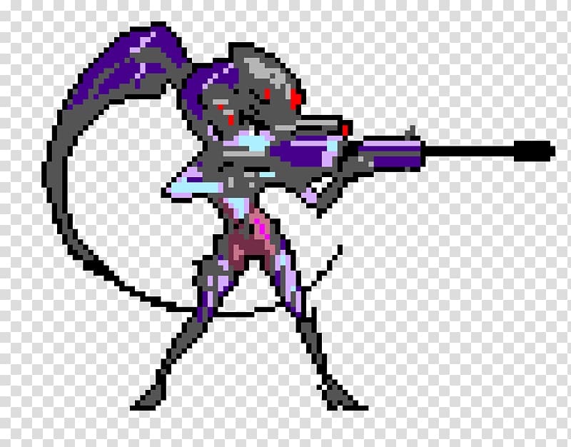 Overwatch Widowmaker Pixel art Mercy, sprite transparent background PNG clipart