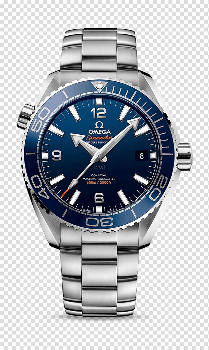 OMEGA Seamaster Planet Ocean 600M Co-Axial Master Chronometer Omega SA Coaxial escapement Watch, watch transparent background PNG clipart