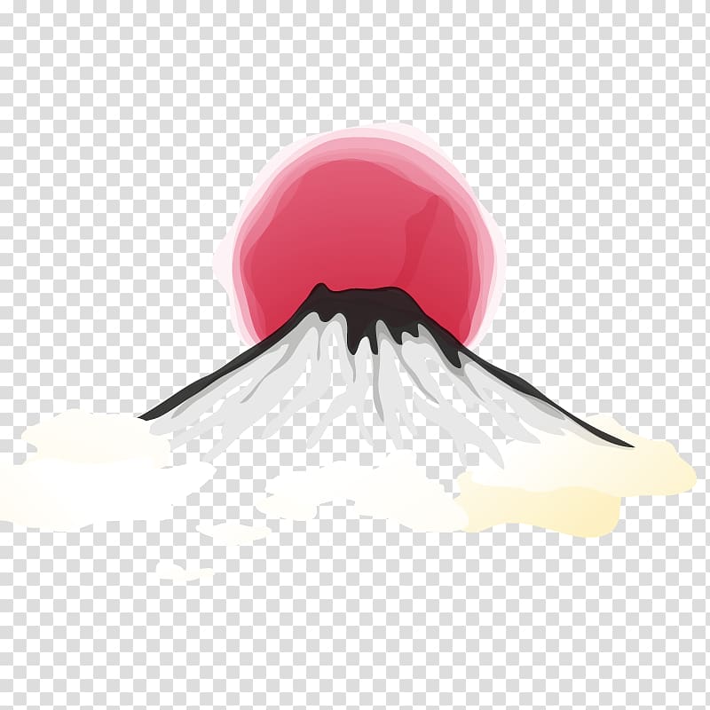 Mt. Fuji illustration, Mount Fuji Ukiyo-e Gratis , Mount Fuji, Japan transparent background PNG clipart