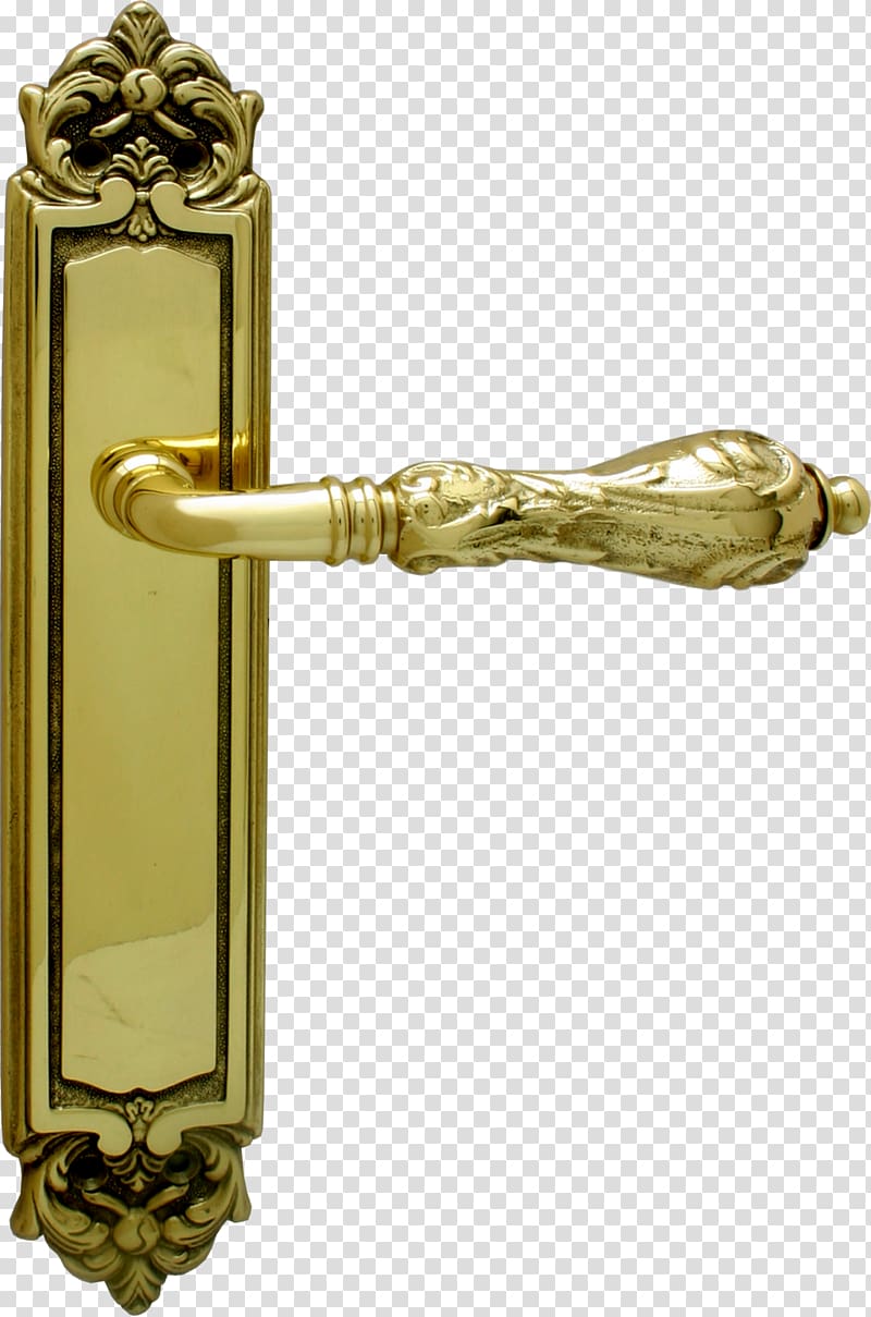 Door handle Italy Brass Door furniture, libra transparent background PNG clipart