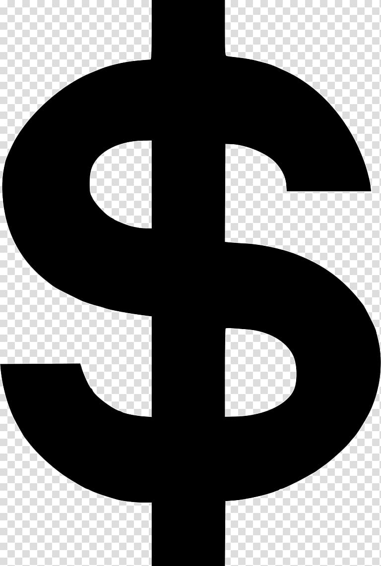 Dollar sign United States Dollar Logo, currency transparent background PNG clipart