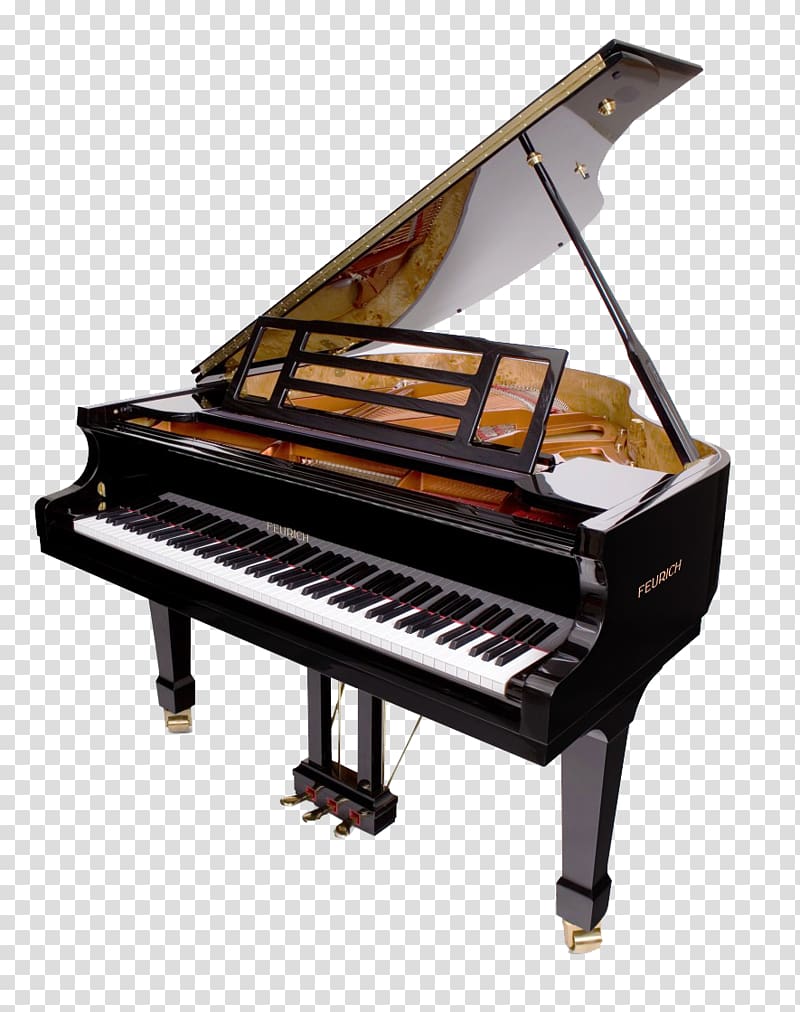 Feurich Grand piano Wendl & Lung Yamaha Corporation, Piano transparent background PNG clipart
