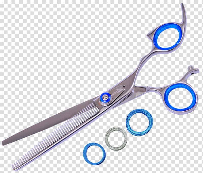 Scissors Hair-cutting shears Gold Line Shark, Hand Scissors transparent background PNG clipart