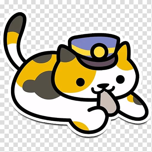 Neko Atsume Cat Android Sticker, Cat transparent background PNG clipart