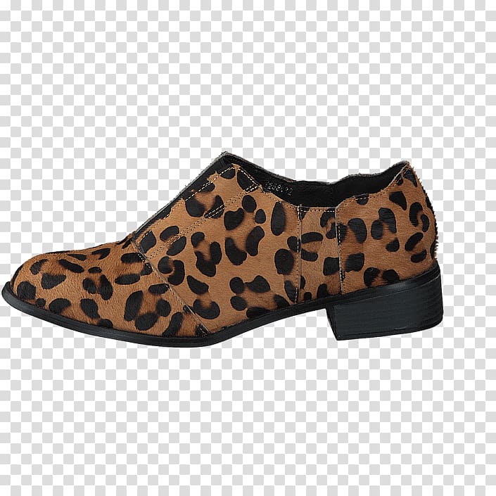Leopard Slip-on shoe Brown Botina Fashion boot, leopard transparent background PNG clipart