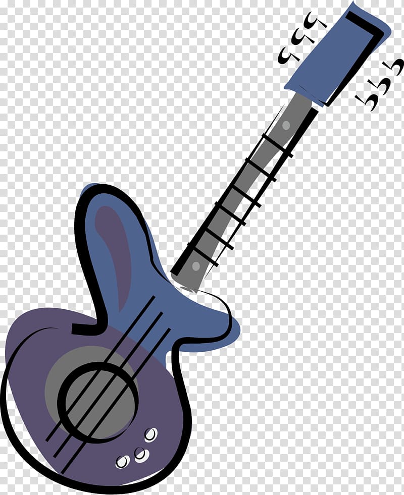 Bass guitar Acoustic guitar Cavaquinho Cuatro Musical instrument, guitar transparent background PNG clipart