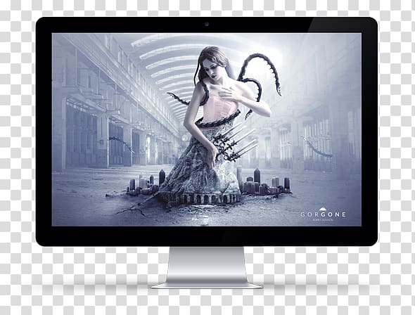 Computer Monitors Multimedia Display advertising, creative print ads appreciate transparent background PNG clipart