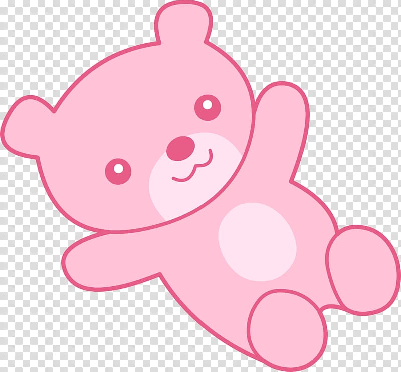 Teddy bear Stuffed Animals & Cuddly Toys , pink cartoon transparent background PNG clipart