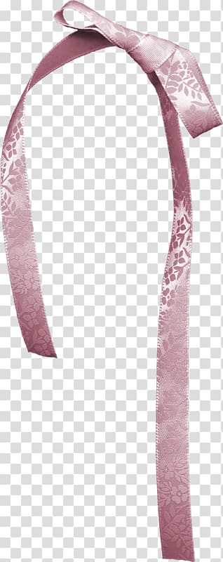 Ribbon Textile Satin, Lilac bow transparent background PNG clipart