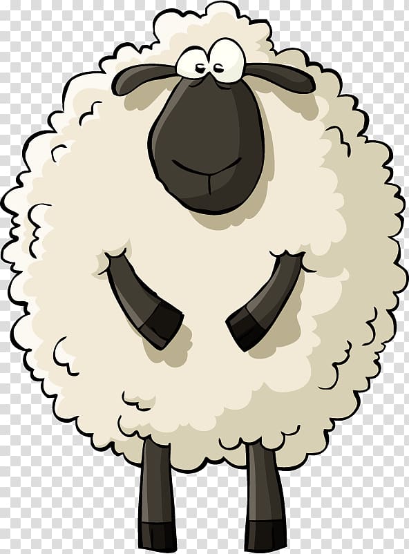 Shawn the sheep character, Sheep Drawing Cartoon, sheep transparent background PNG clipart