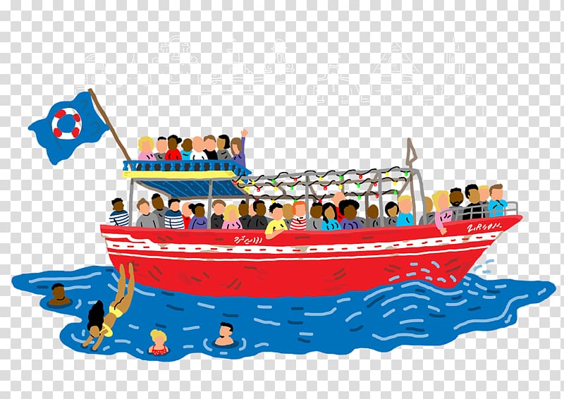 Boat Cartoon , every festival is twice as dear transparent background PNG clipart