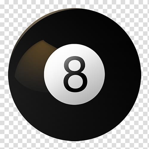 Magic 8-Ball 8 Ball Pool Eight-ball Crystal ball, 8 transparent background PNG clipart