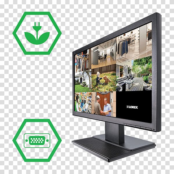 Lorex Technology Inc Computer Monitors Wireless security camera Closed-circuit television, Camera transparent background PNG clipart