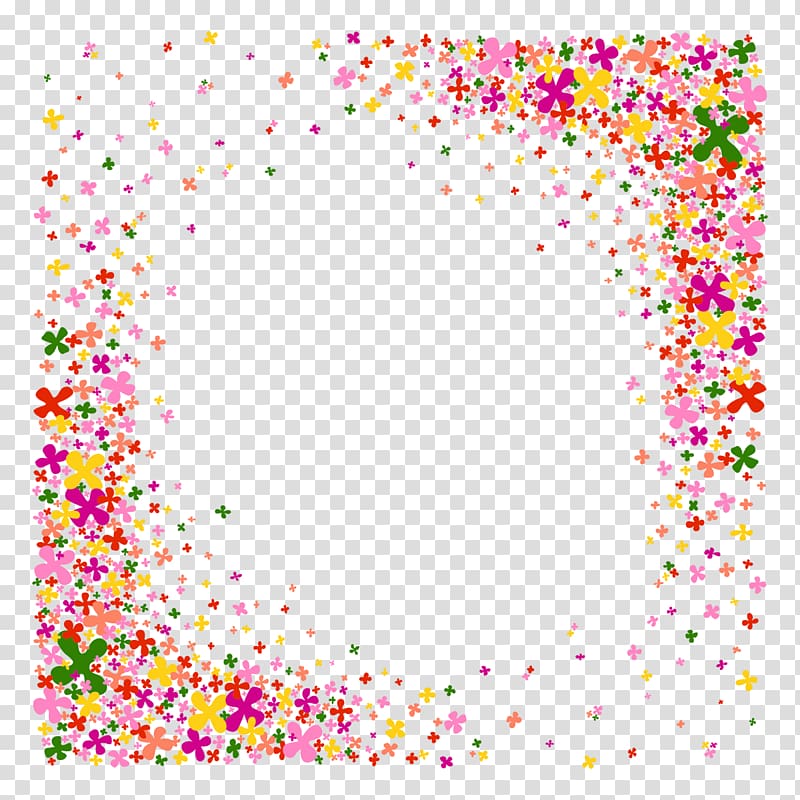 frame, Colorful block pattern transparent background PNG clipart