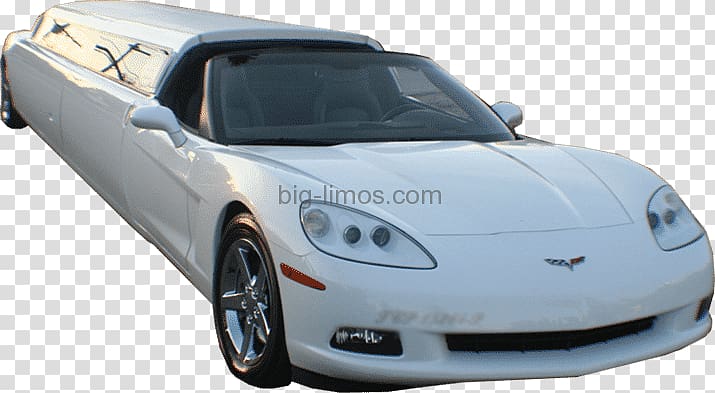 Chevrolet Corvette Car Luxury vehicle Bumper, stretch limo transparent background PNG clipart