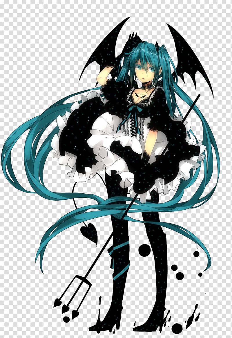 Hatsune Miku Vocaloid Sweet Devil Kagamine Rin/Len Pixiv, hatsune miku sweet devil transparent background PNG clipart
