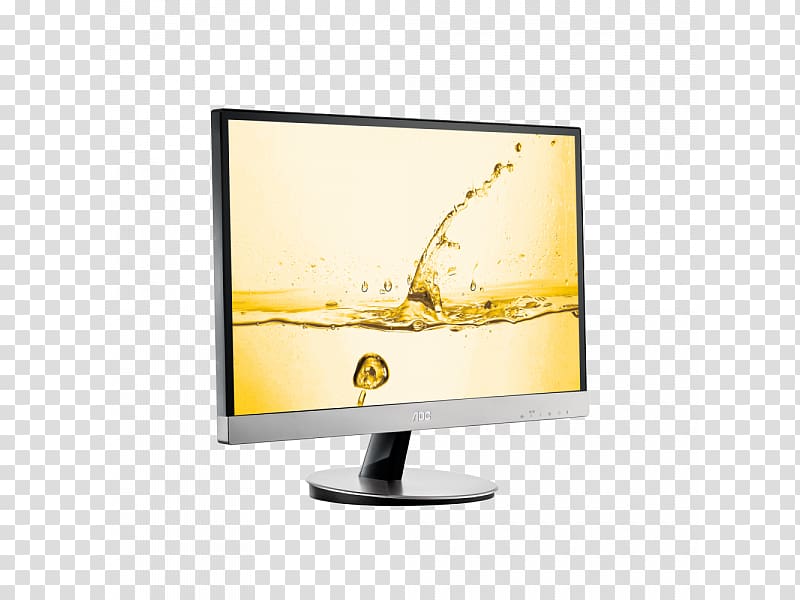 AOC International Computer Monitors IPS panel LED-backlit LCD LED display, 16:9 transparent background PNG clipart