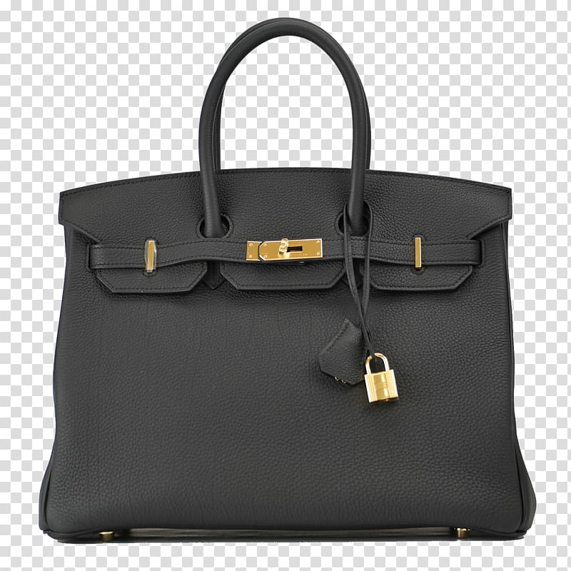 black leather tote bag, Chanel Birkin bag Hermxe8s Handbag, Hermes bag gray transparent background PNG clipart