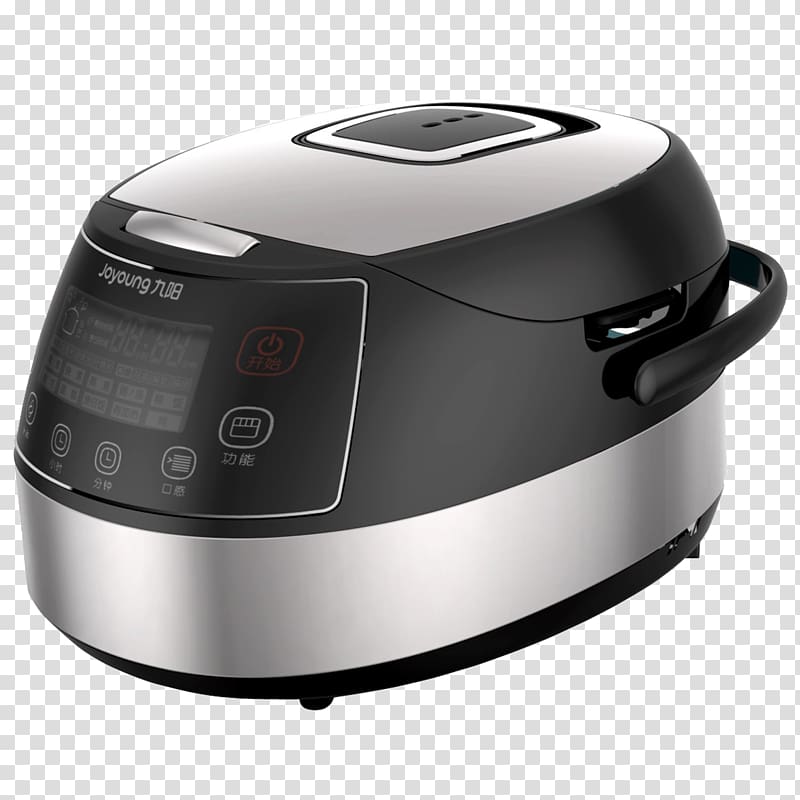 Rice Cookers Home appliance Cooking Cooked rice, Rice cookers Black Silver transparent background PNG clipart