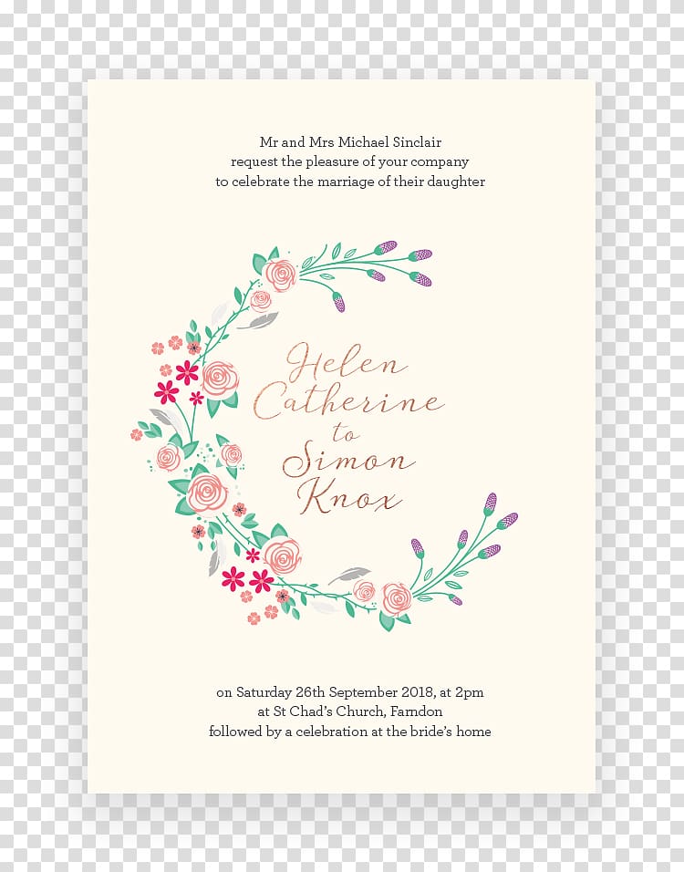 Wedding invitation Convite Floral design Monogram, wedding transparent background PNG clipart
