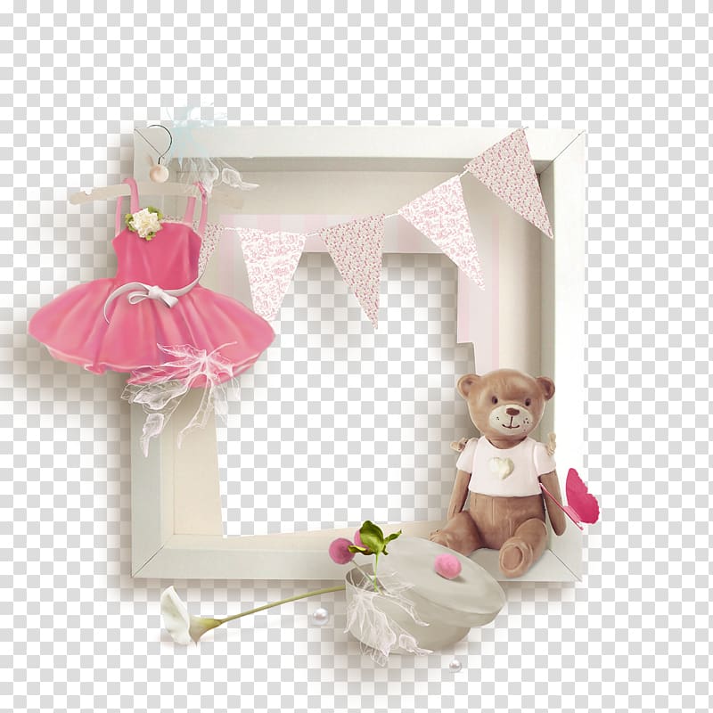 Pink M Toy Infant, oreja flores meme transparent background PNG clipart