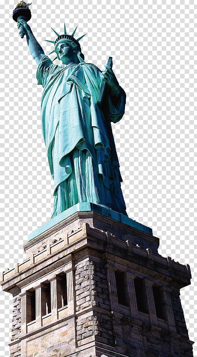 Statue of Liberty, Statue of Liberty Empire State Building New York Harbor Hudson River Liberty Island, Statue of Liberty transparent background PNG clipart