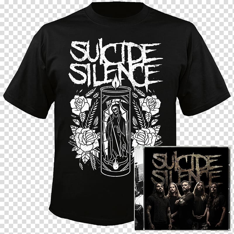 T-shirt Suicide Silence Deathcore Danzig, suicide silence logo transparent background PNG clipart