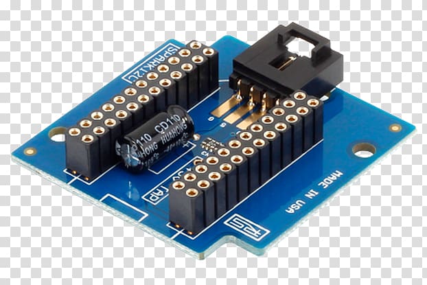 Microcontroller I²C Electrical connector Interface Electronic circuit, n particle transparent background PNG clipart