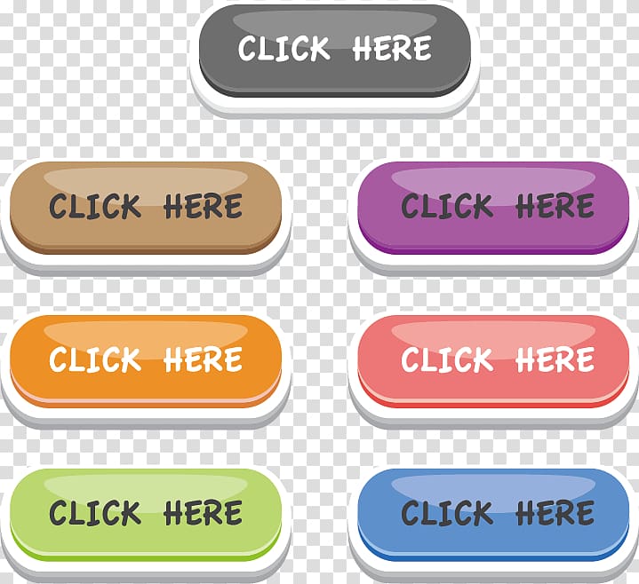 Button Icon, Creative Web Design transparent background PNG clipart