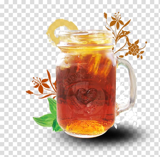 Green tea Grog Oolong Mate cocido, ice tea transparent background PNG clipart