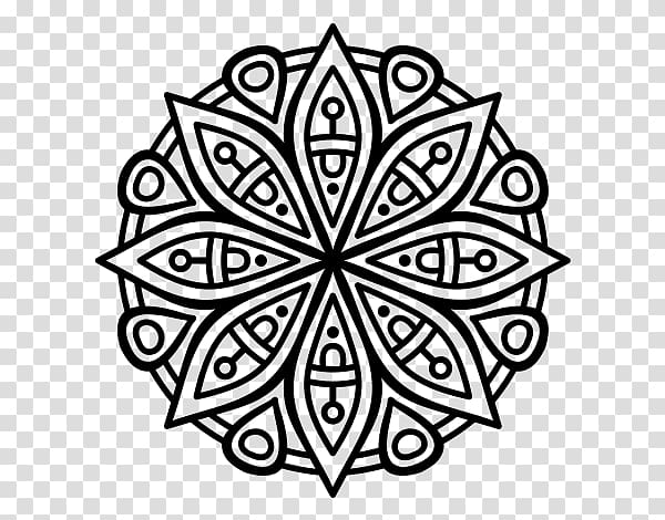 Mandala Coloring book Drawing Ausmalbild Pattern, Ottoman motif transparent background PNG clipart