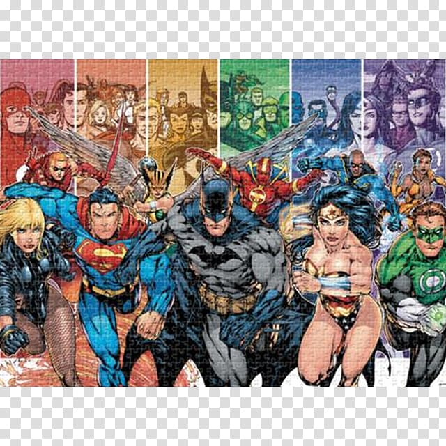 Batman Wonder Woman Justice League Comics Poster, batman transparent background PNG clipart