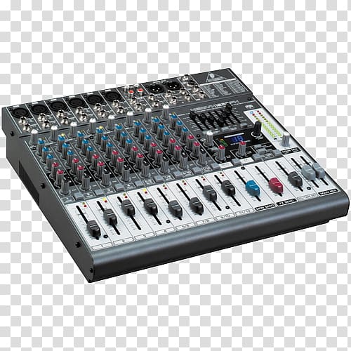 Microphone Audio Mixers Behringer Xenyx 802 Behringer Xenyx X1204USB, microphone transparent background PNG clipart