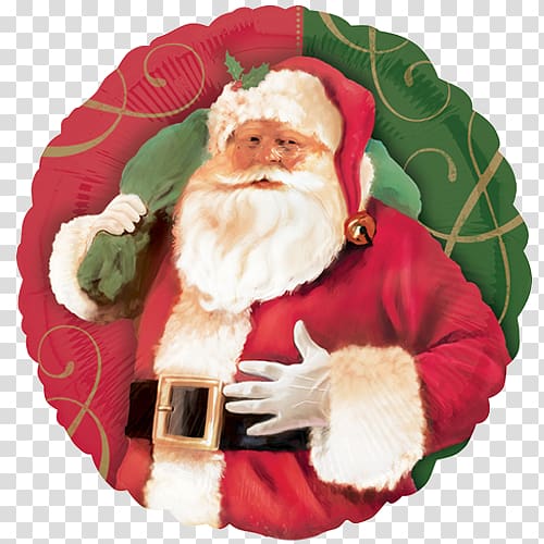 Santa Claus Father Christmas Balloon Rudolph, santa claus transparent background PNG clipart