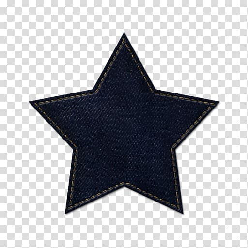 blue denim star, angle star, Diglog transparent background PNG clipart