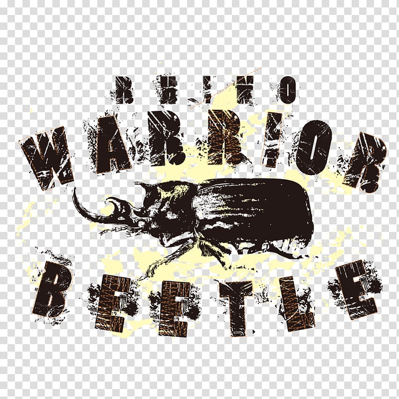 Rhino Warrior Beetle logo, Printed T-shirt Insect, Printing insects transparent background PNG clipart